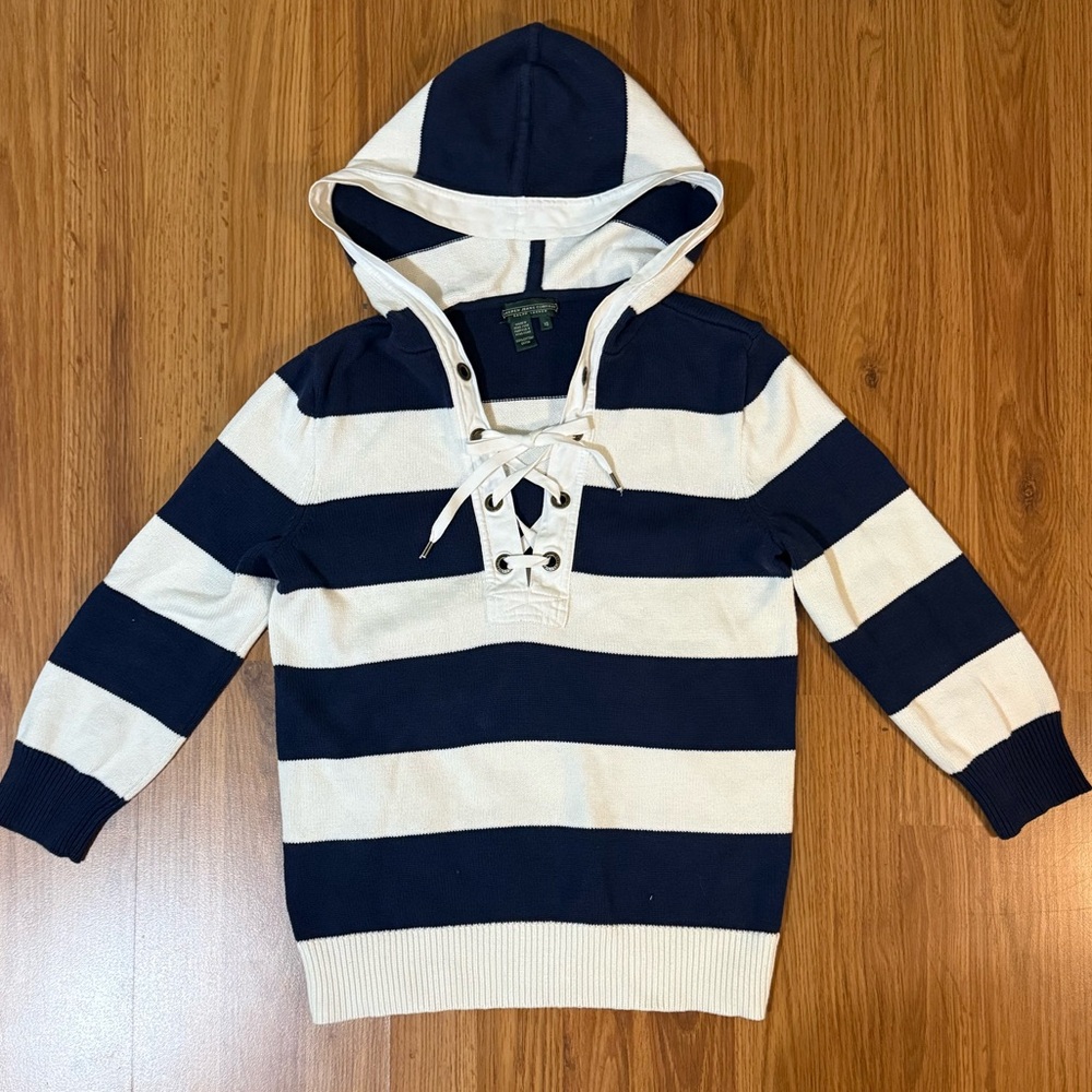 Ralph Lauren Navy and Cream Knit